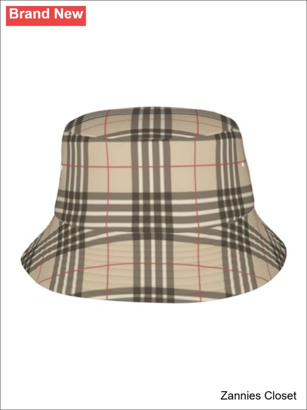 🤠 Plaid Bucket Hat Unisex Sun Hat Summer Outdoor Travel Beach Fisherman Cap